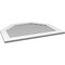 Ekena Millwork Octagonal Top Surface Mount PVC Gable Vent w/ 3-1/2"W x 1"P Standard Frame, 36"W x 28"H GVPOT36X2801SN - alternate 3